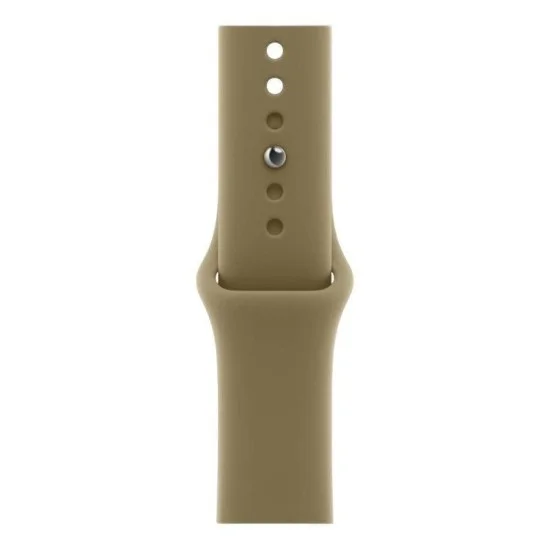 Apple Watch Series 12 GPS 46mm Dark Bronze Aluminium Case with Olive Sport Band - M/L